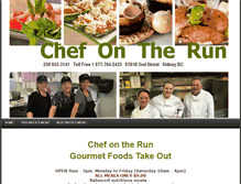 Tablet Screenshot of chefontherun.net